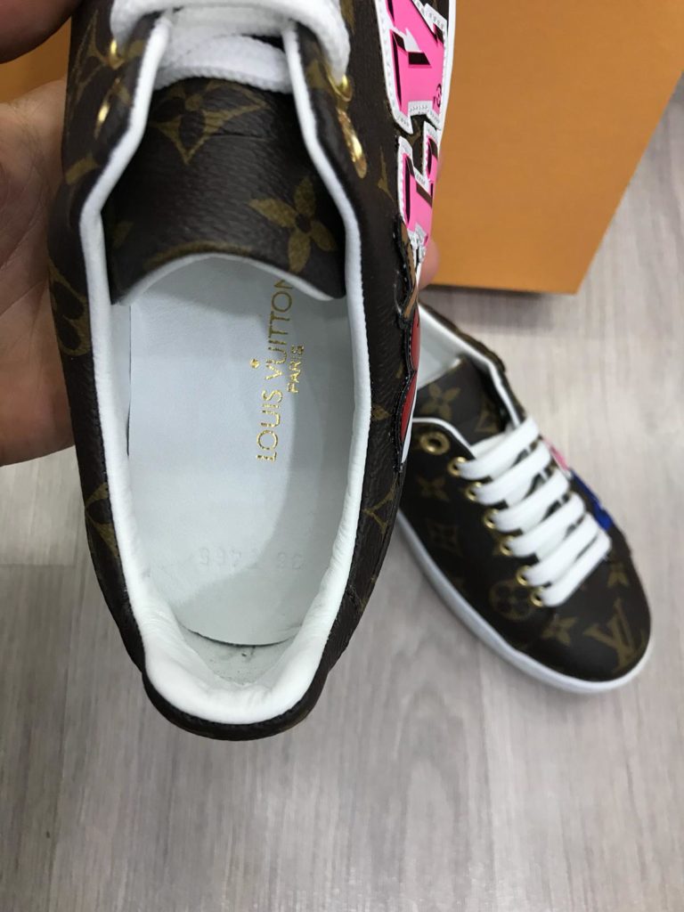 louis vuitton Ayakkabi baskili yuksek kalite
