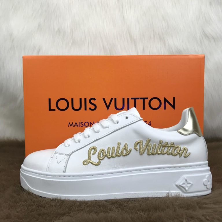 louis vuitton Spor Ayakkabi timeout sneaker beyaz gold