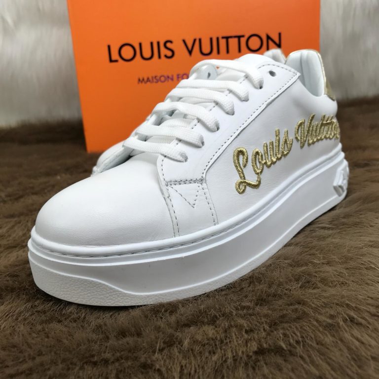 louis vuitton Spor Ayakkabi timeout sneaker beyaz gold