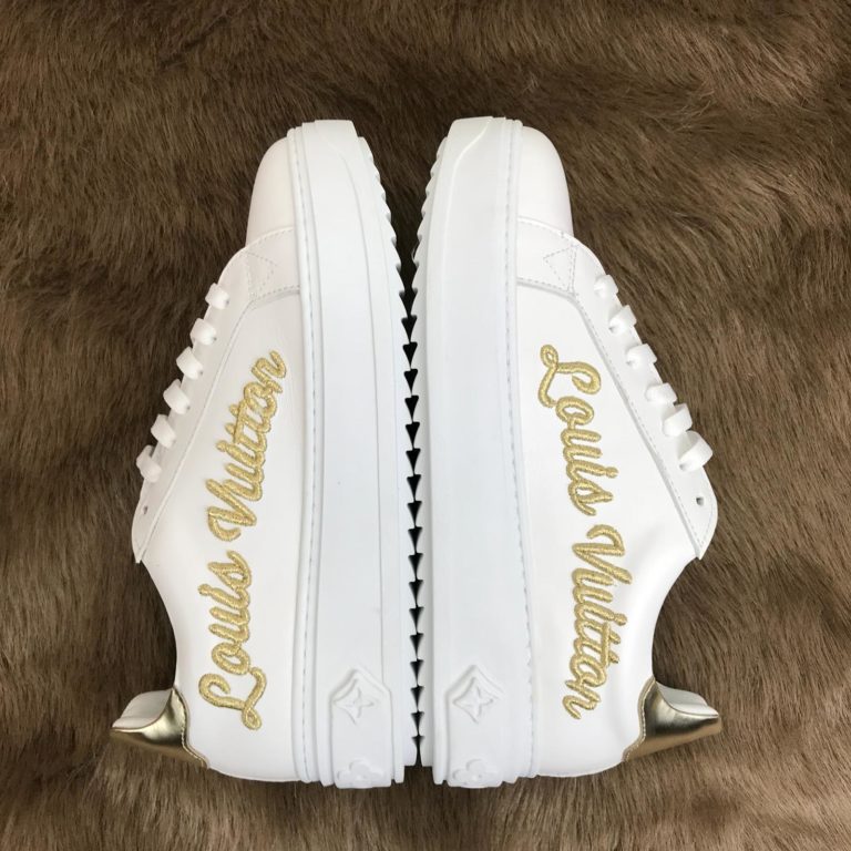 louis vuitton Spor Ayakkabi timeout sneaker beyaz gold