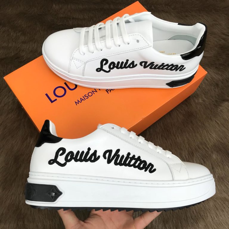 louis vuitton Spor Ayakkabi timeout sneaker siyah beyaz