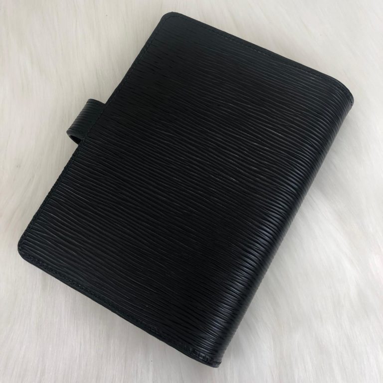 louis vuitton ajanda epi siyah toz torbali 19x10cm