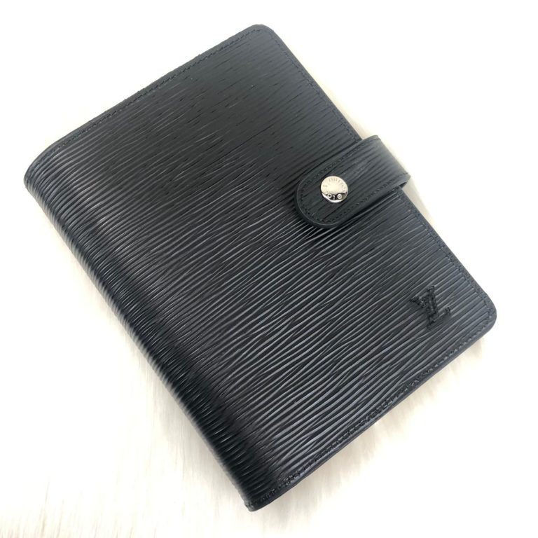 louis vuitton ajanda epi siyah toz torbali 19x10cm