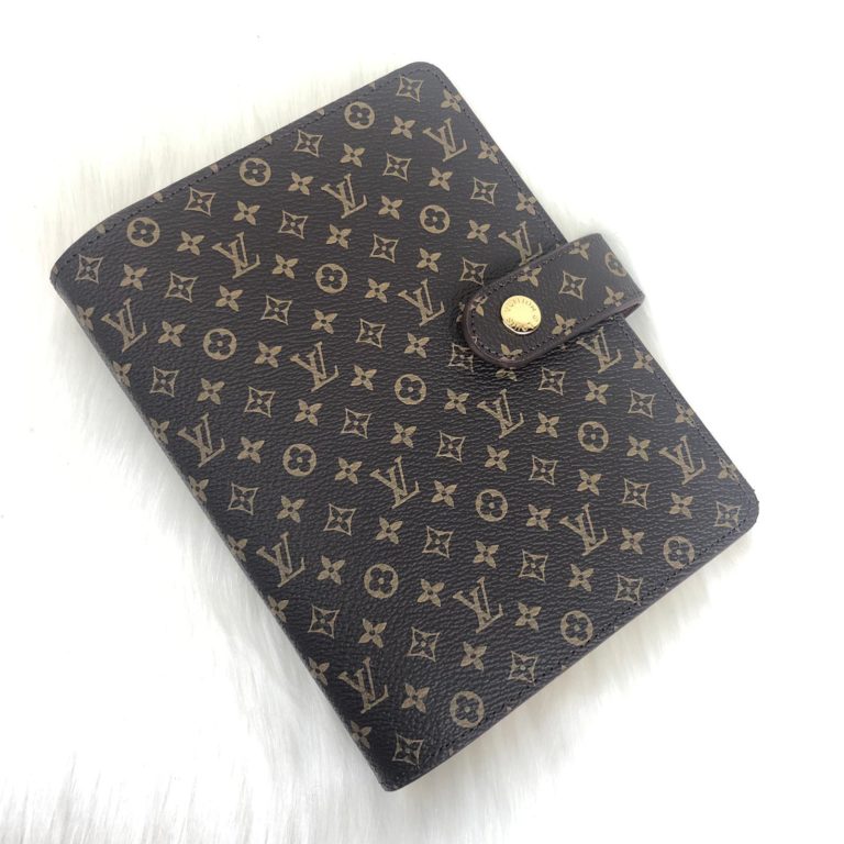 louis vuitton ajanda monogram toz torbali 19x10cm