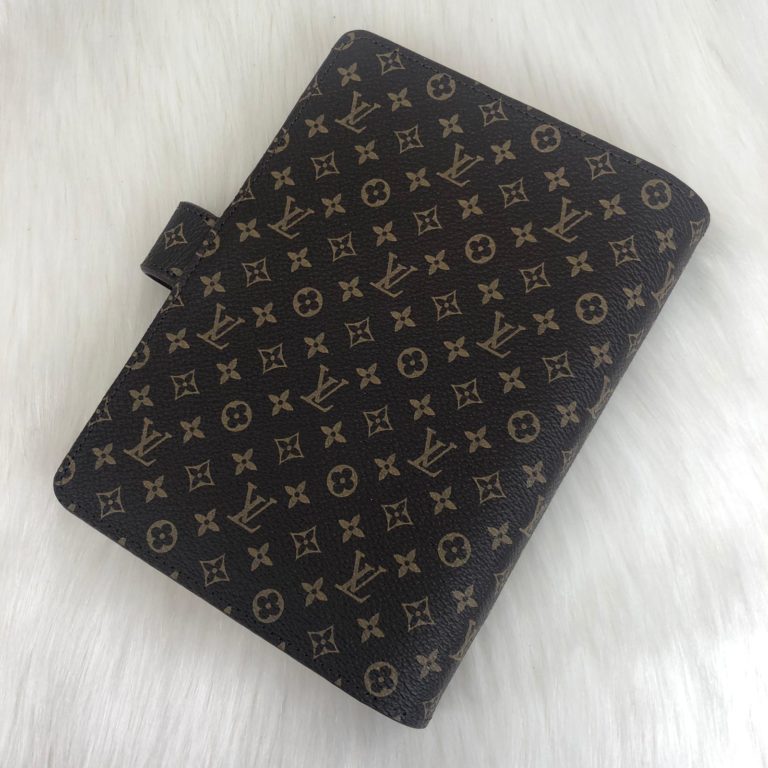 louis vuitton ajanda monogram toz torbali 19x10cm