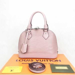 louis vuitton canta Alma D model Epi pudra 23x17