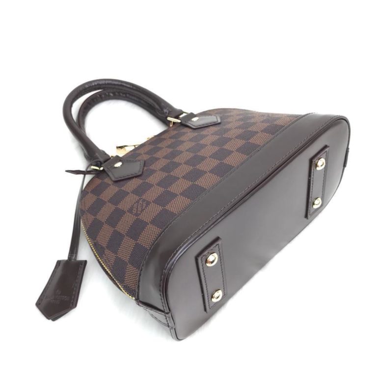 louis vuitton canta Alma D model damier kahve 23x17