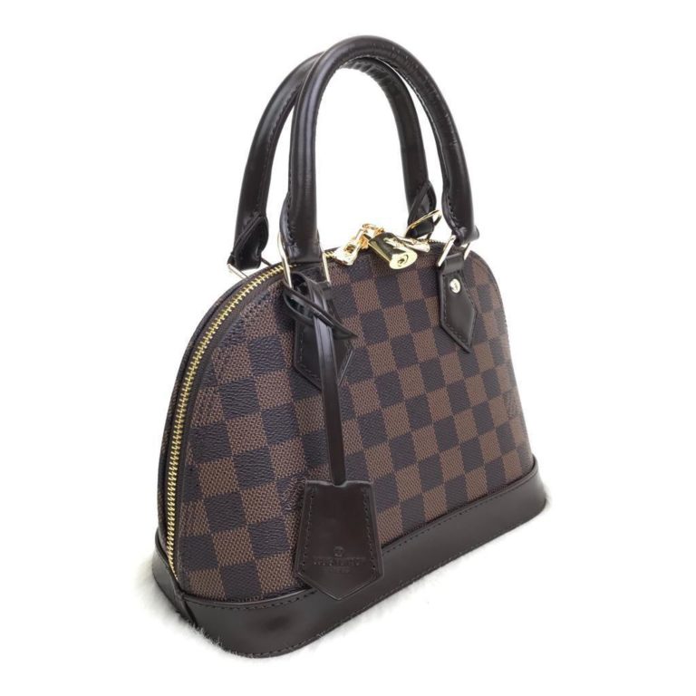 louis vuitton canta Alma D model damier kahve 23x17