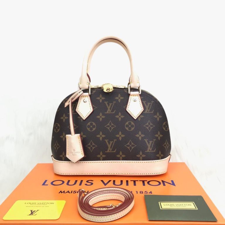 louis vuitton canta Alma D model monogram 23x17