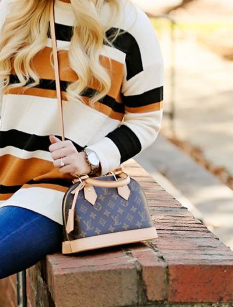 louis vuitton canta Alma D model monogram 23x17