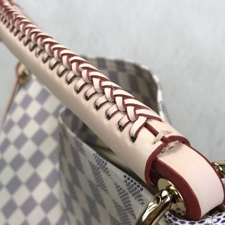 louis vuitton canta Artsy beyaz gri 46x32