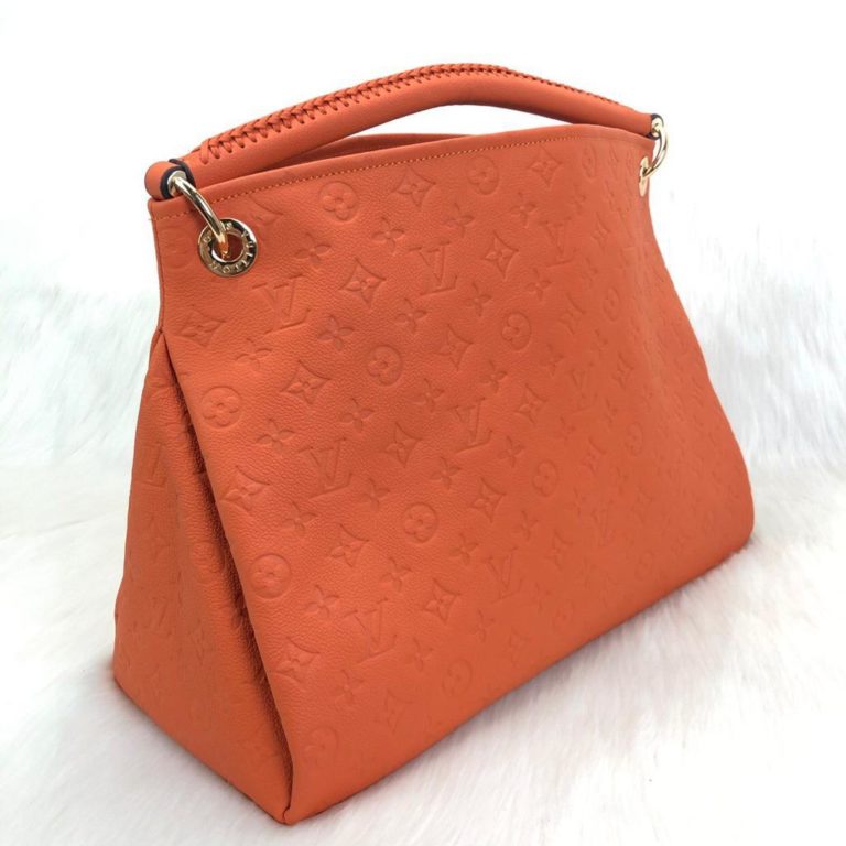 louis vuitton canta Artsy empriente turuncu 41x32