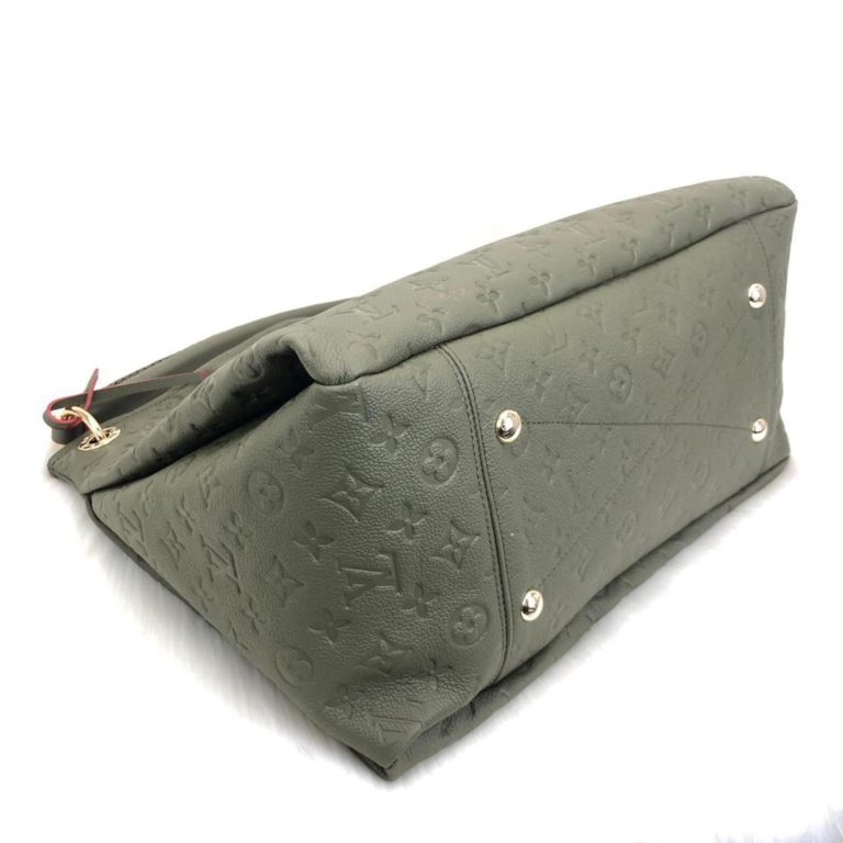 louis vuitton canta Artsy empriente yesil 41x32