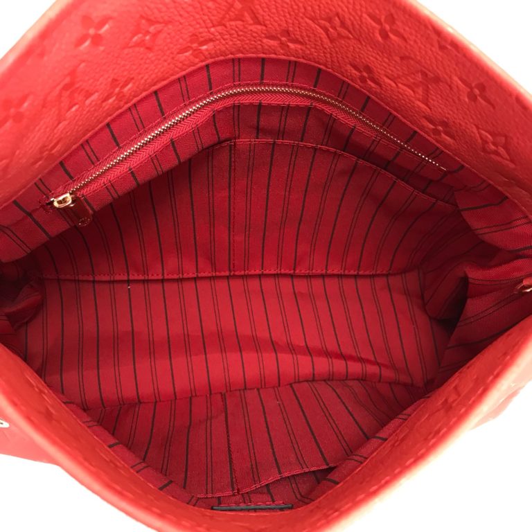 louis vuitton canta Artsy kirmizi monogram empreinte 46x32