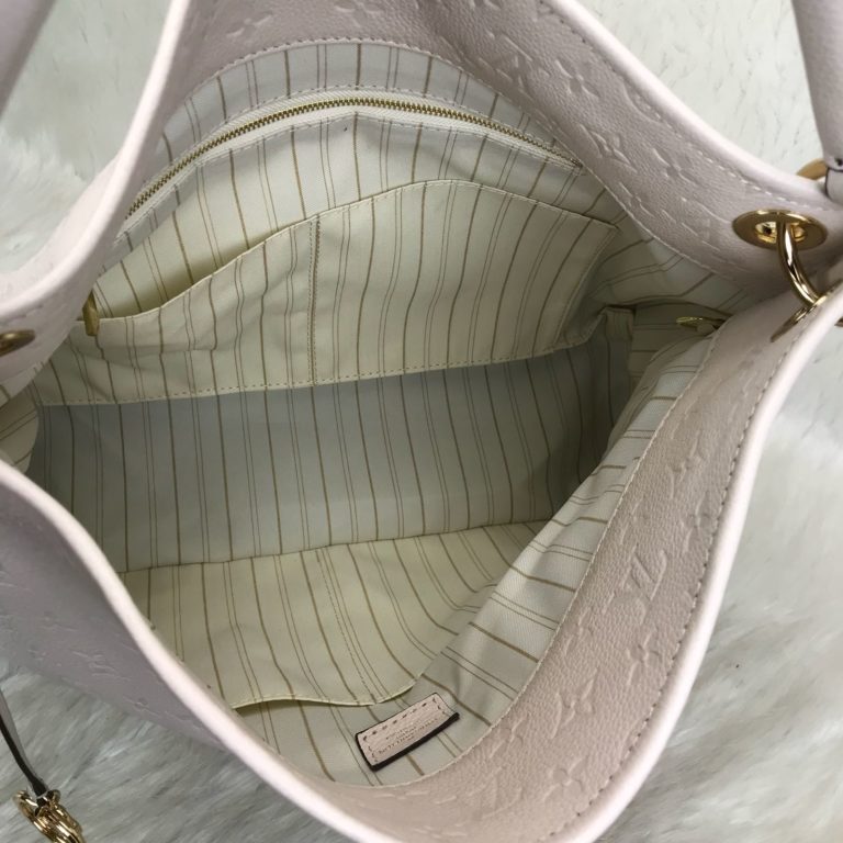 louis vuitton canta Artsy krem monogram empreinte 46x32