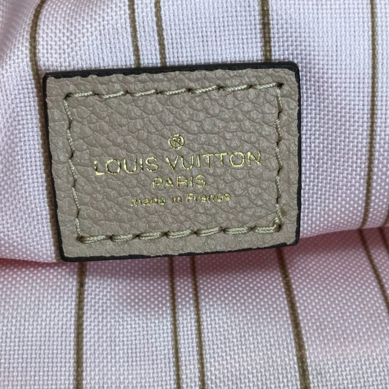 louis vuitton canta Artsy pudra pembe monogram empreinte 46x32