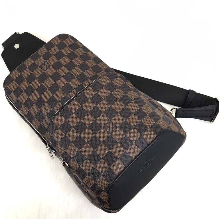 louis vuitton canta Avenue erkek omuz cantasi damier kahve 30x20