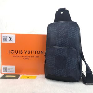 louis vuitton canta Avenue erkek omuz cantasi damier lacivert 30x20
