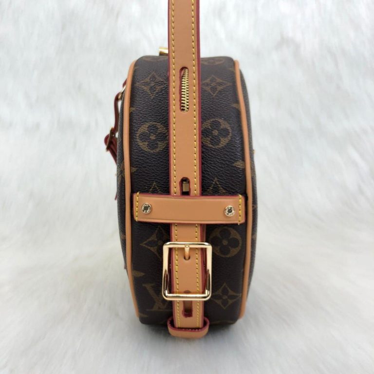 louis vuitton canta Boite Chapeau Souple yuvarlak 22x20x8