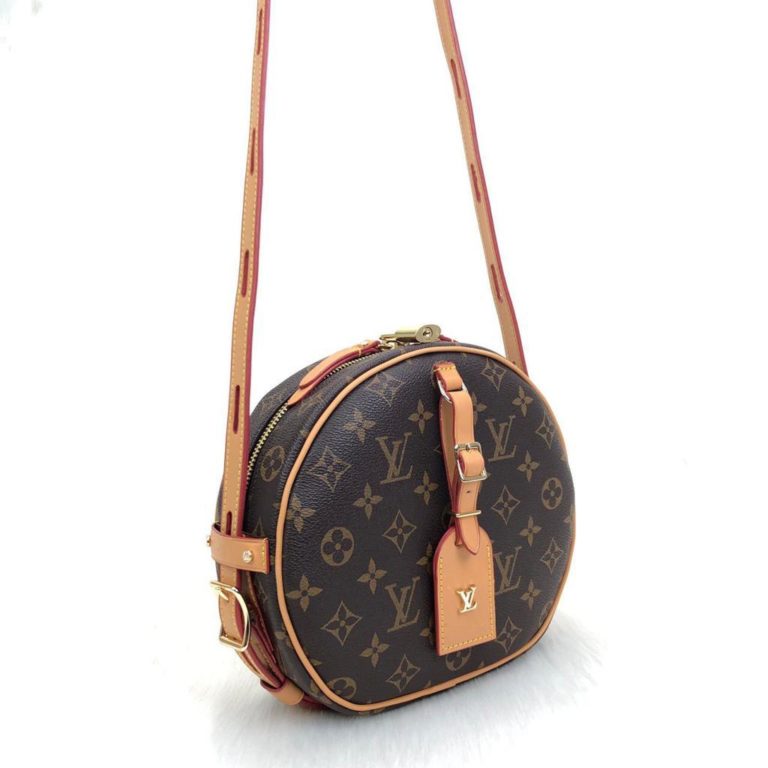 louis vuitton canta Boite Chapeau Souple yuvarlak 22x20x8