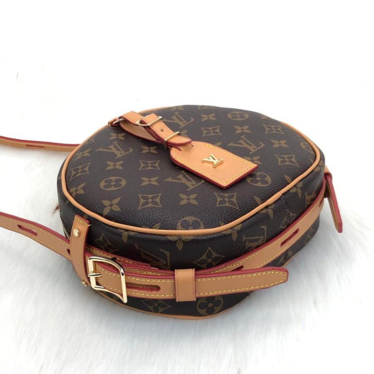louis vuitton canta Boite Chapeau Souple yuvarlak 22x20x8