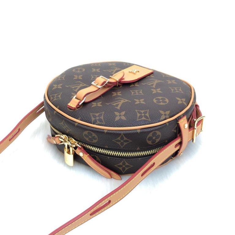 louis vuitton canta Boite Chapeau Souple yuvarlak 22x20x8