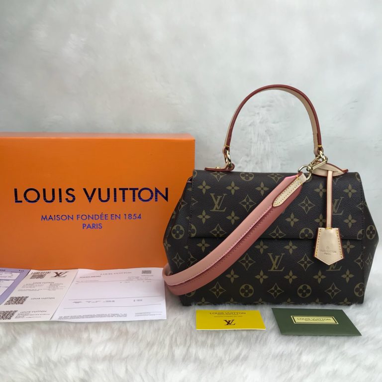 louis vuitton canta Cluny BB pudra pembe 28x20