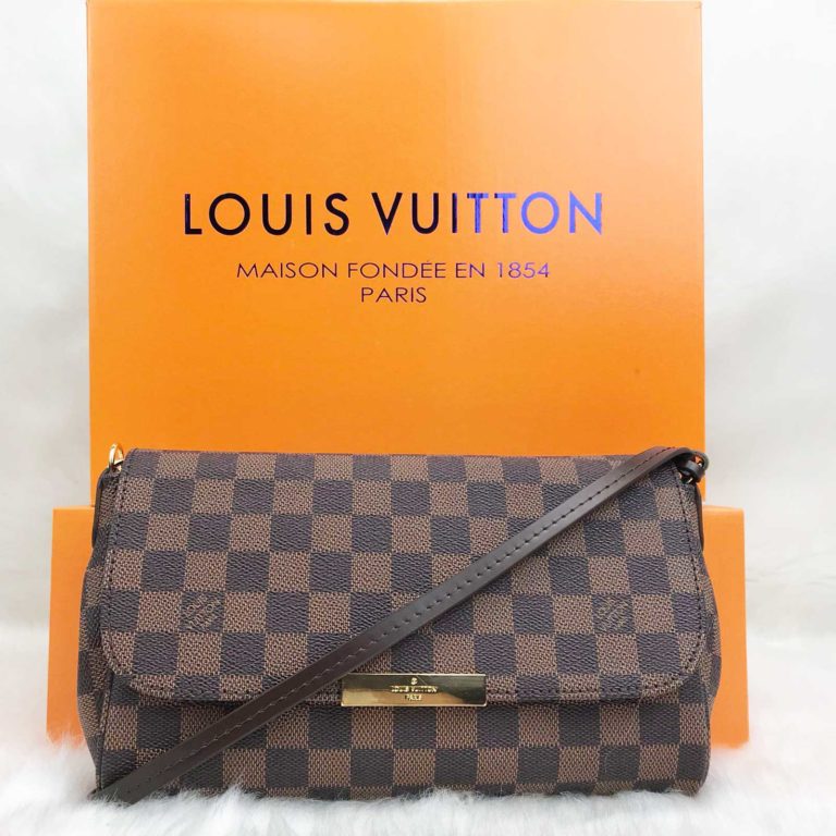 louis vuitton canta Favorite MM kahve 28x17