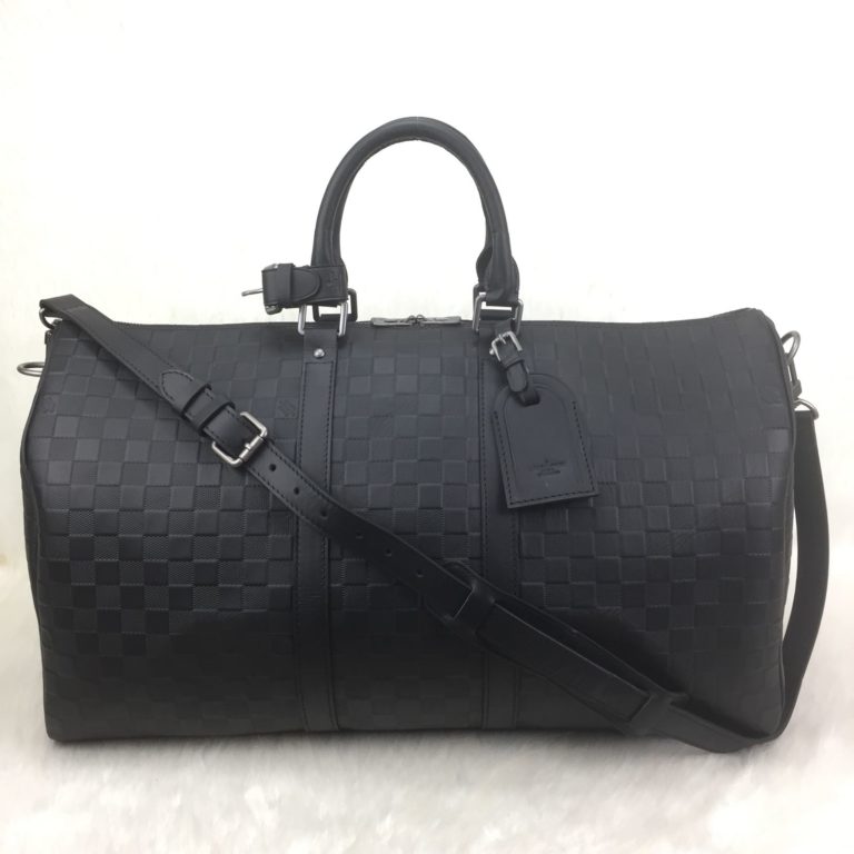louis vuitton canta Keepall damier infini el valizi 55