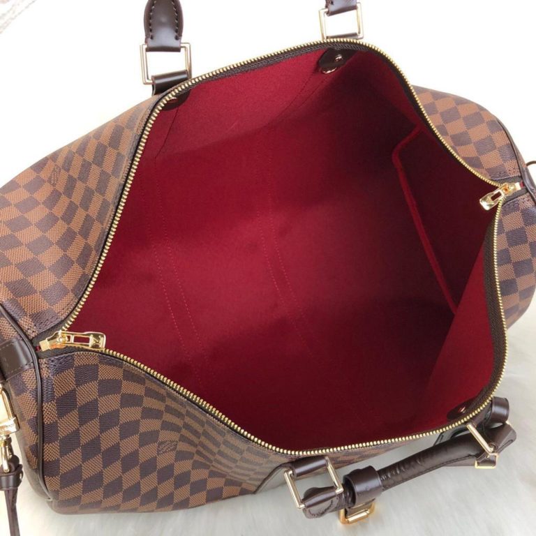 louis vuitton canta Keepall el valizi kahve damier unisex 55x31x26