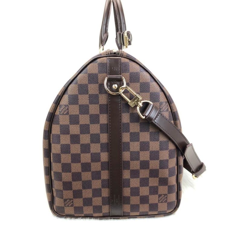 louis vuitton canta Keepall el valizi kahve damier unisex 55x31x26