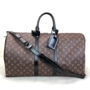 louis vuitton canta Keepall el valizi siyah sap monogram unisex 55x31x26