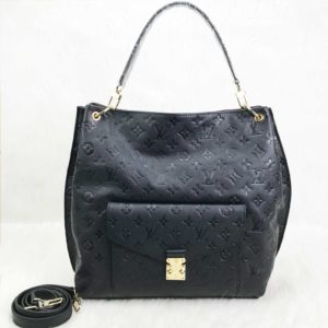 louis vuitton canta Metis GM Empreinte siyah 35x32