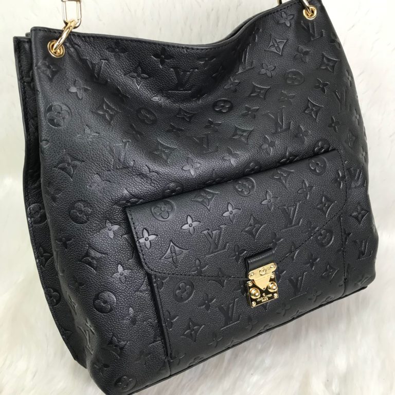 louis vuitton canta Metis GM Empreinte siyah 35x32