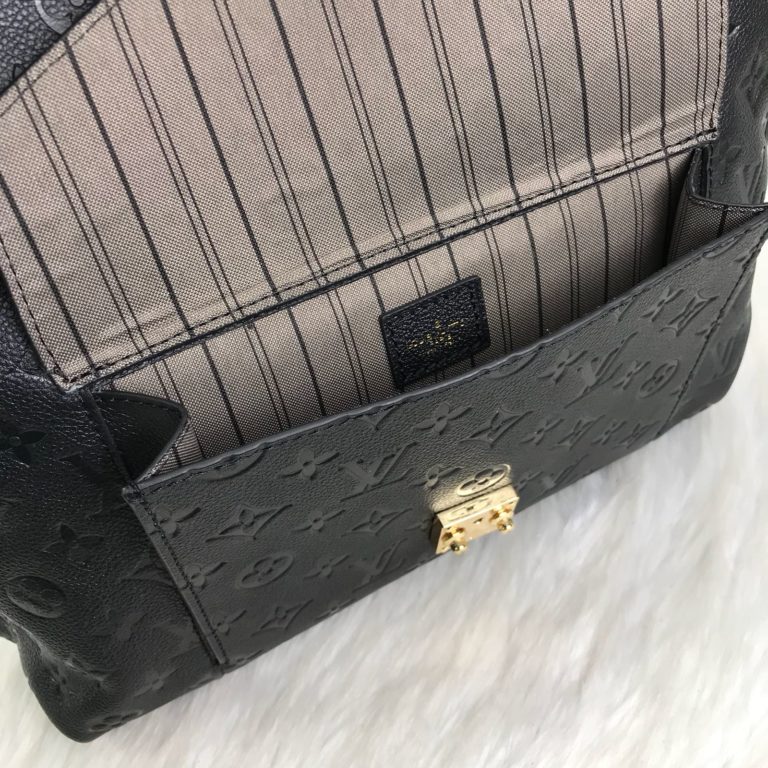 louis vuitton canta Metis GM Empreinte siyah 35x32
