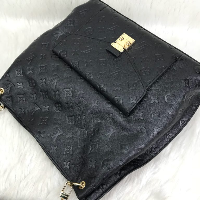 louis vuitton canta Metis GM Empreinte siyah 35x32