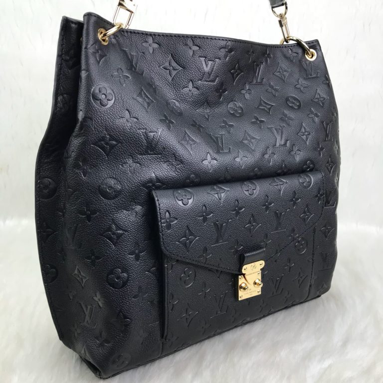 louis vuitton canta Metis GM Empreinte siyah 35x32