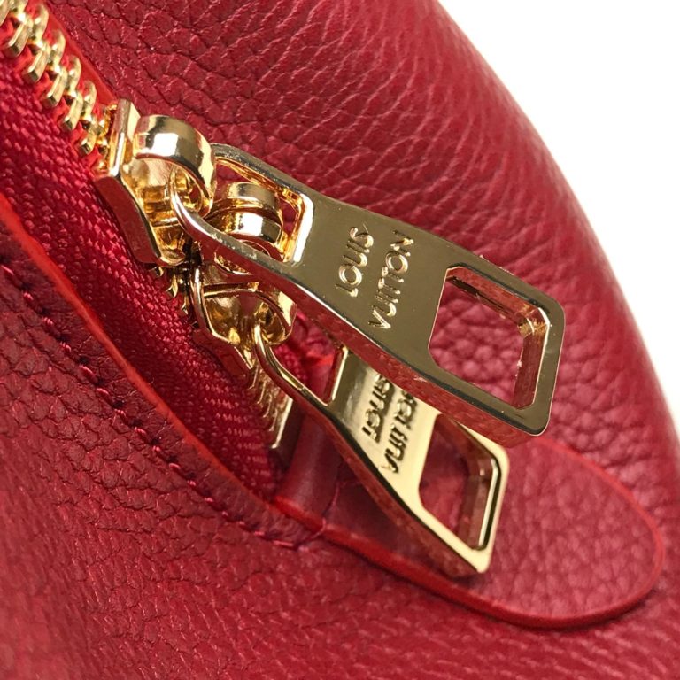 louis vuitton canta Montaigne MM Empreinte kirmizi 33x23x15