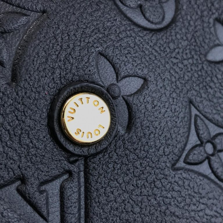 louis vuitton canta Montaigne MM Empreinte siyah 33x23x15
