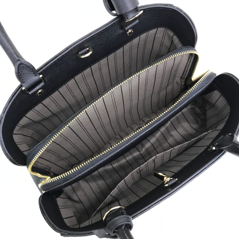 louis vuitton canta Montaigne MM Empreinte siyah 33x23x15