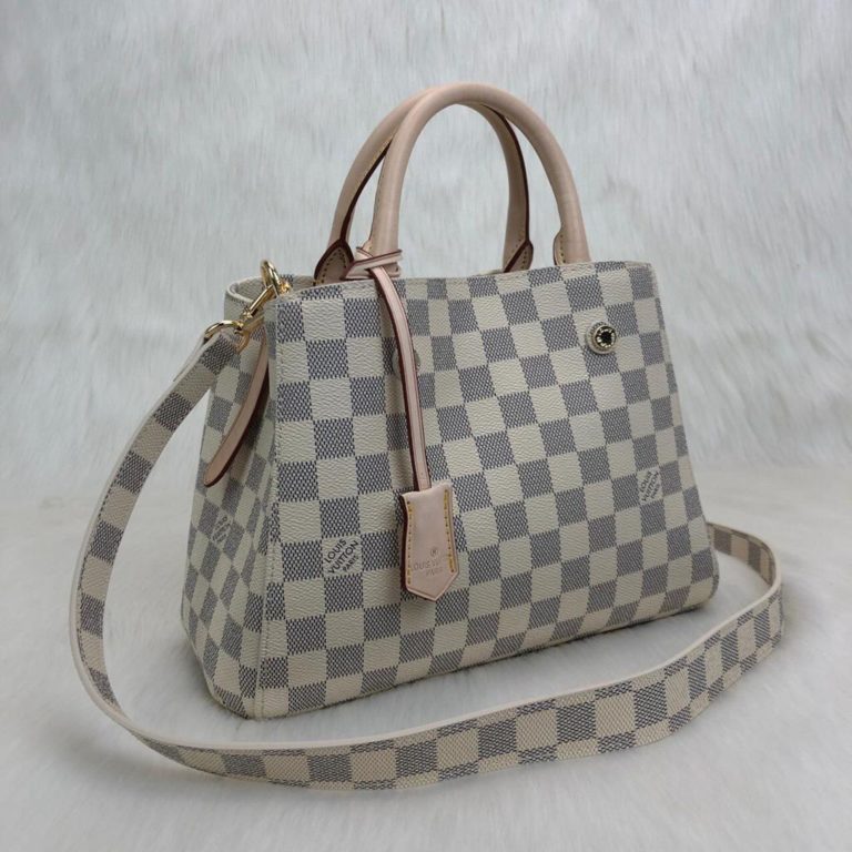louis vuitton canta Montaigne MM orta boy beyaz 33x23x15