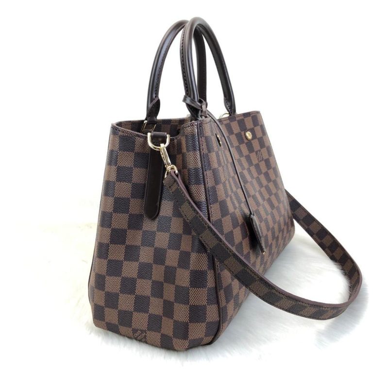 louis vuitton canta Montaigne MM orta boy kahve 33x23x15