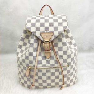 louis vuitton canta Montsouris sirt cantasi beyaz gri 29x26