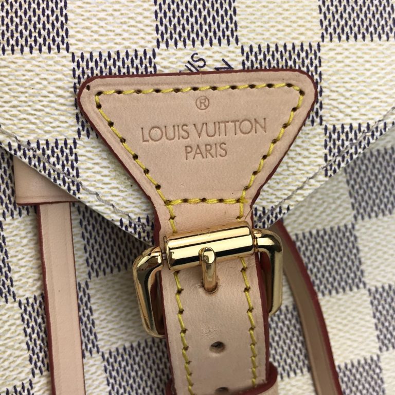 louis vuitton canta Montsouris sirt cantasi beyaz gri 29x26