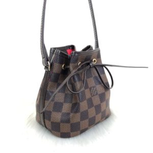 louis vuitton canta Nano Noe buzgulu mini kahve damier 16x13