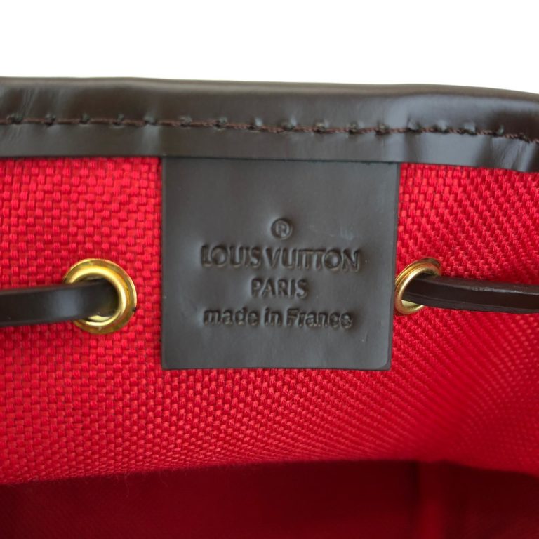 louis vuitton canta Nano Noe buzgulu mini kahve damier 16x13