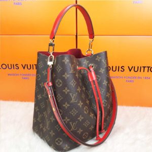 louis vuitton canta Neo Noe poset canta kirmizi 26x26x17