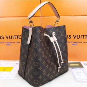 louis vuitton canta Neo Noe poset canta pudra pembe 26x26x17