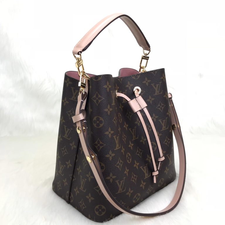 louis vuitton canta Neo Noe poset canta pudra pembe 26x26x17