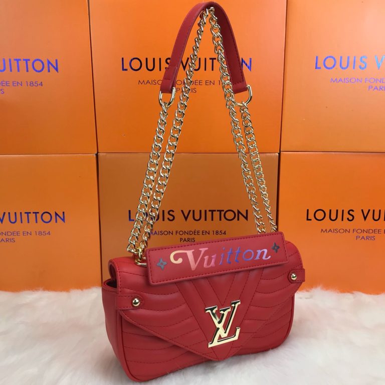 louis vuitton canta New Wave ithal kirmizi 25x15